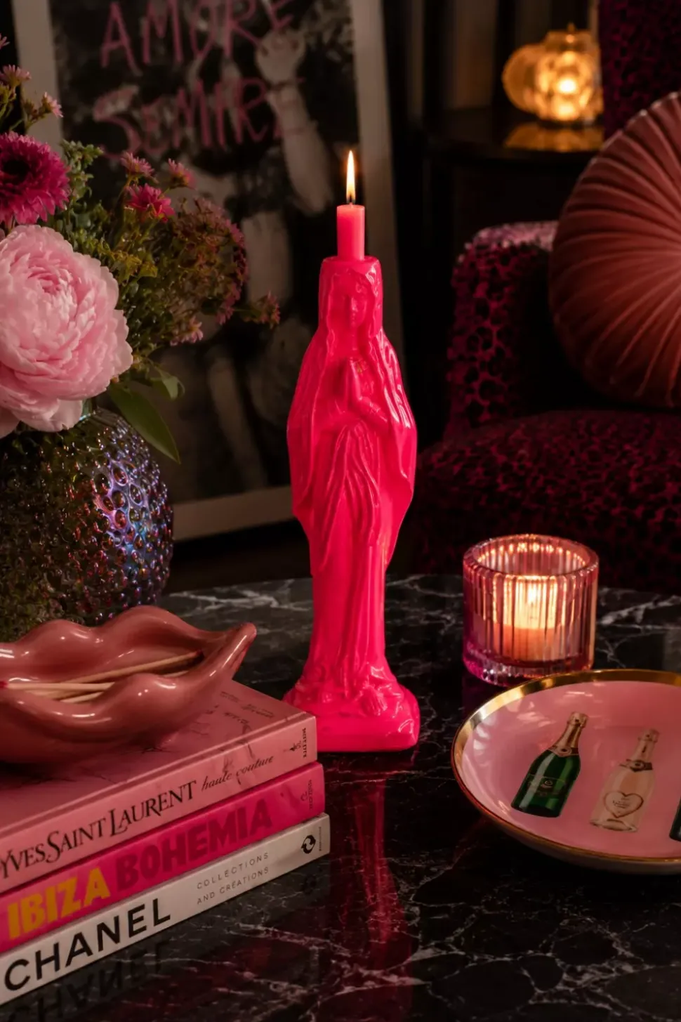 Cadonna Lysestake H25 Neonrosa