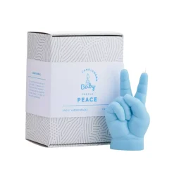CandleHand Baby 'Peace' Blue