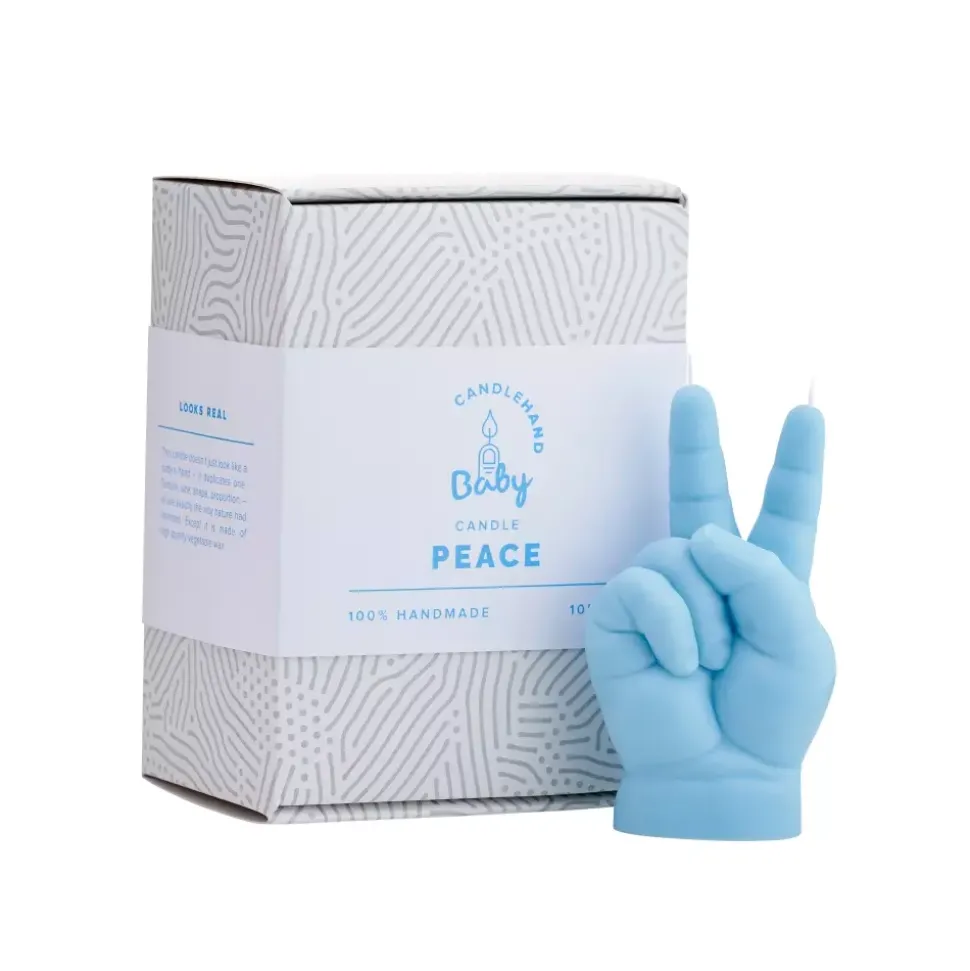 CandleHand Baby 'Peace' Blue