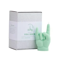 CandleHand Baby 'You Rock' Green