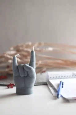 CandleHand Baby 'You Rock' Grey
