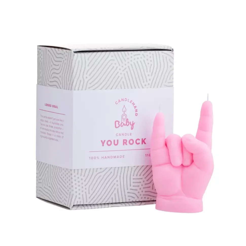 CandleHand Baby 'You Rock' Pink