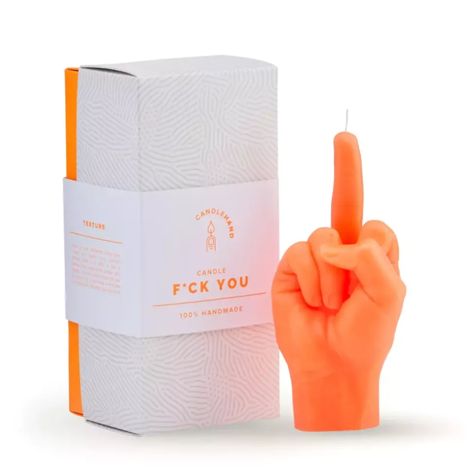 CandleHand "F*ck You" Neonoransj