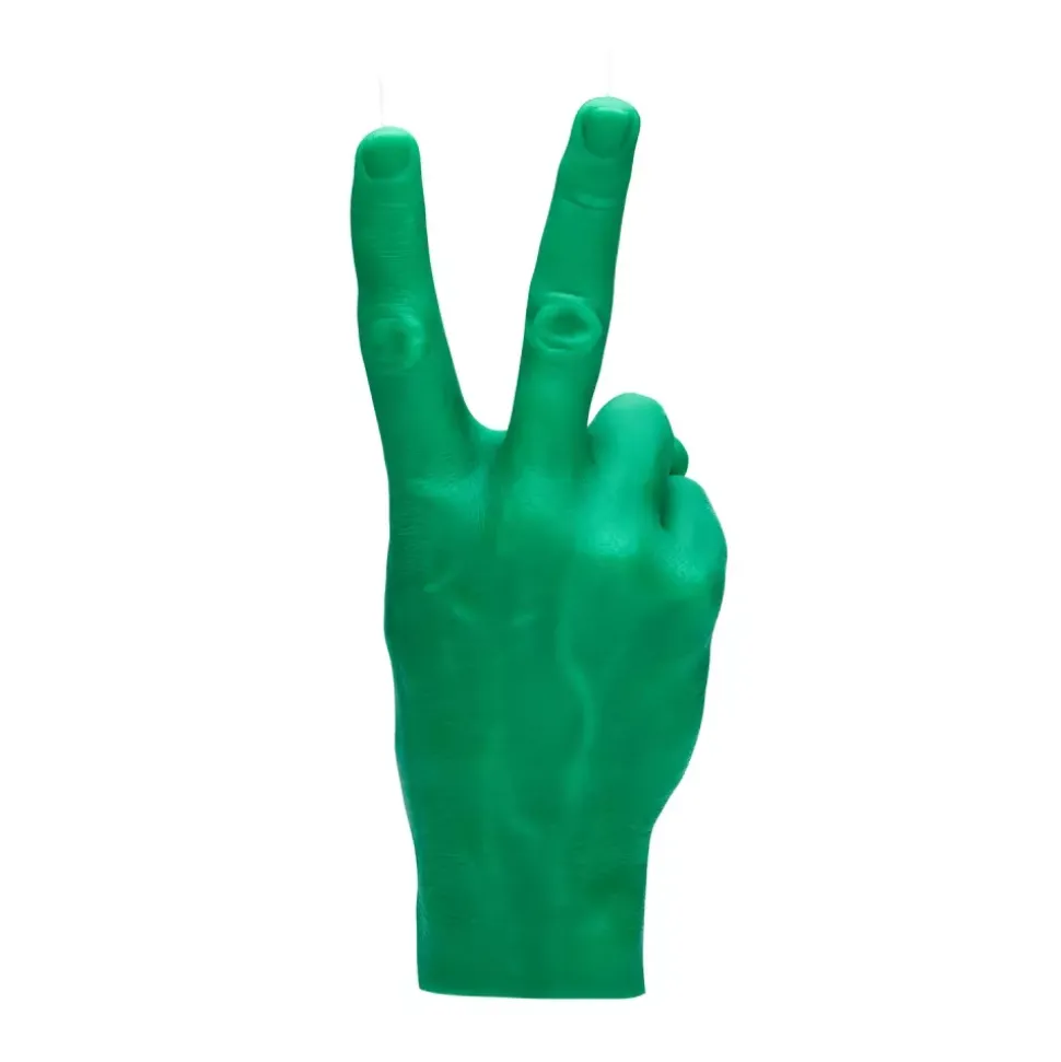 CandleHand "Peace" green