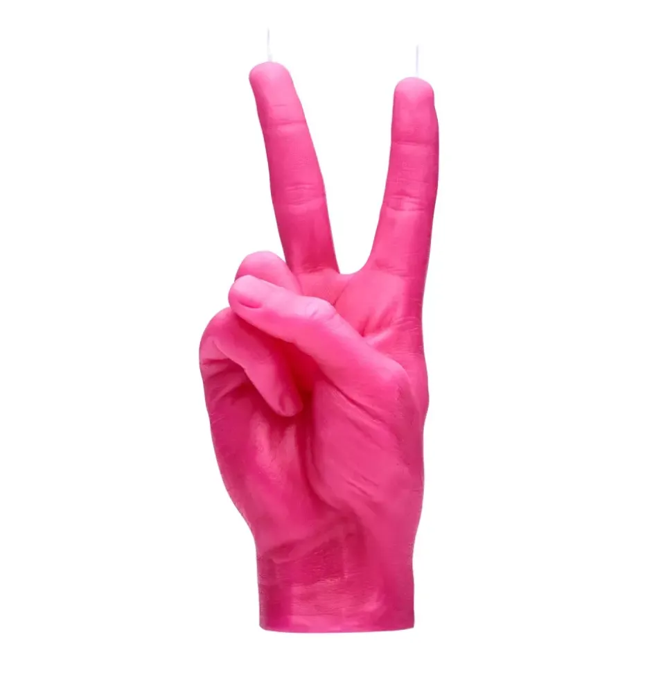 CandleHand "Peace" pink