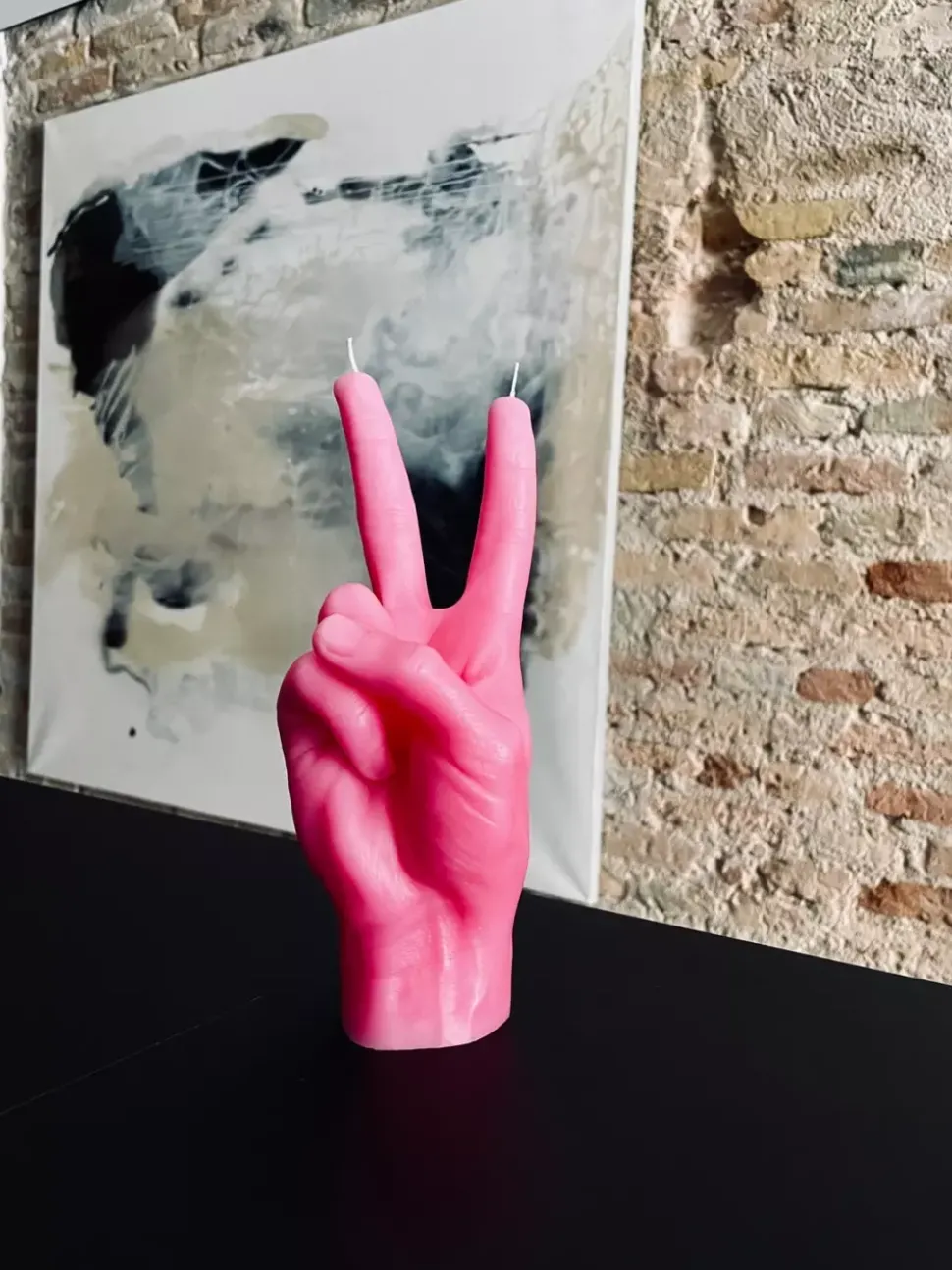 CandleHand "Peace" pink