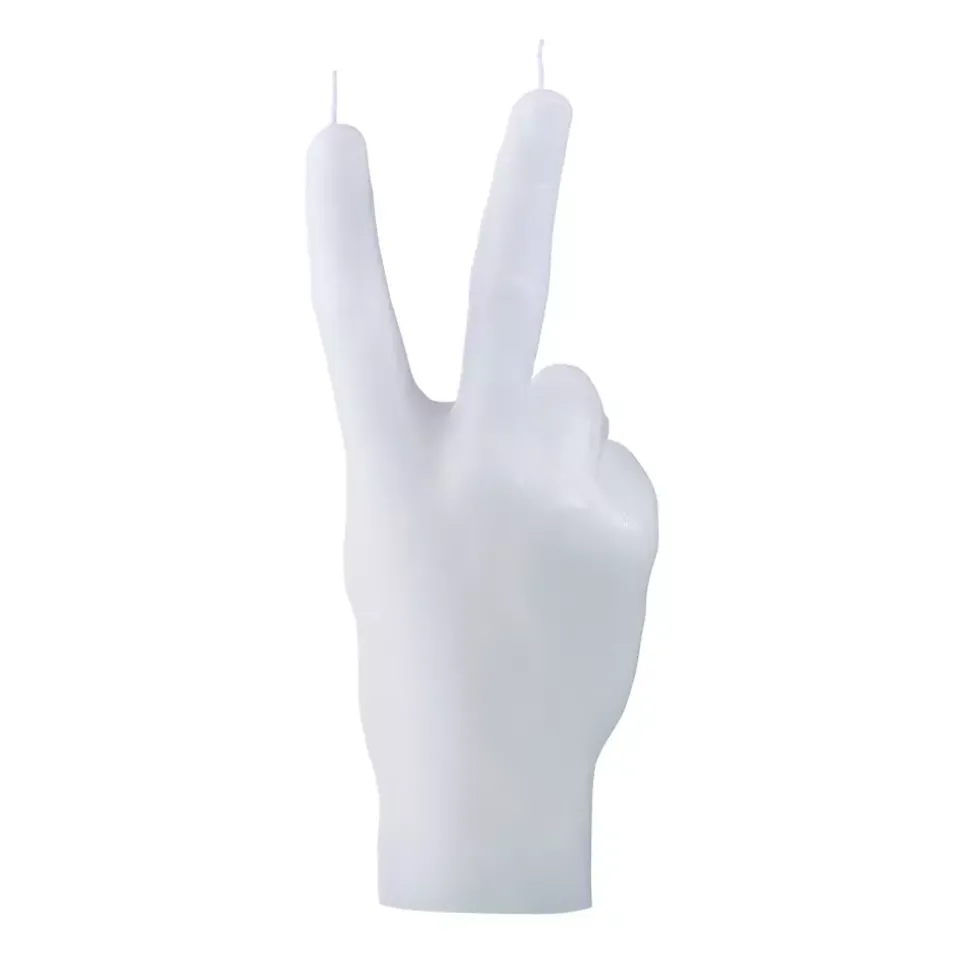CandleHand "Peace" white