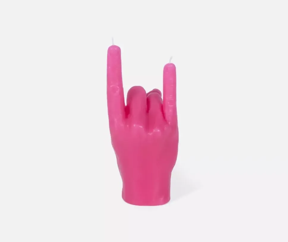 CandleHand Small "You Rock" Rosa