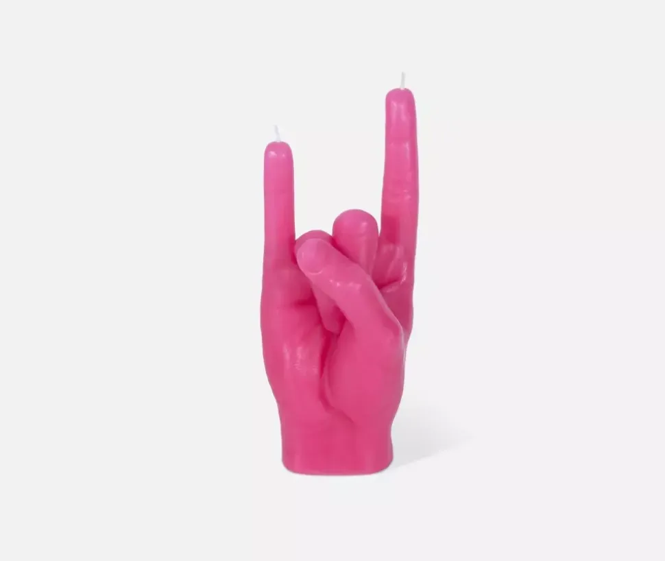 CandleHand Small "You Rock" Rosa