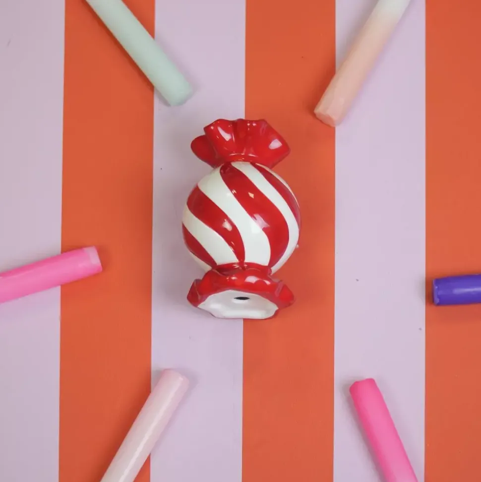 Candy Lysestake Hvit/Rød H13