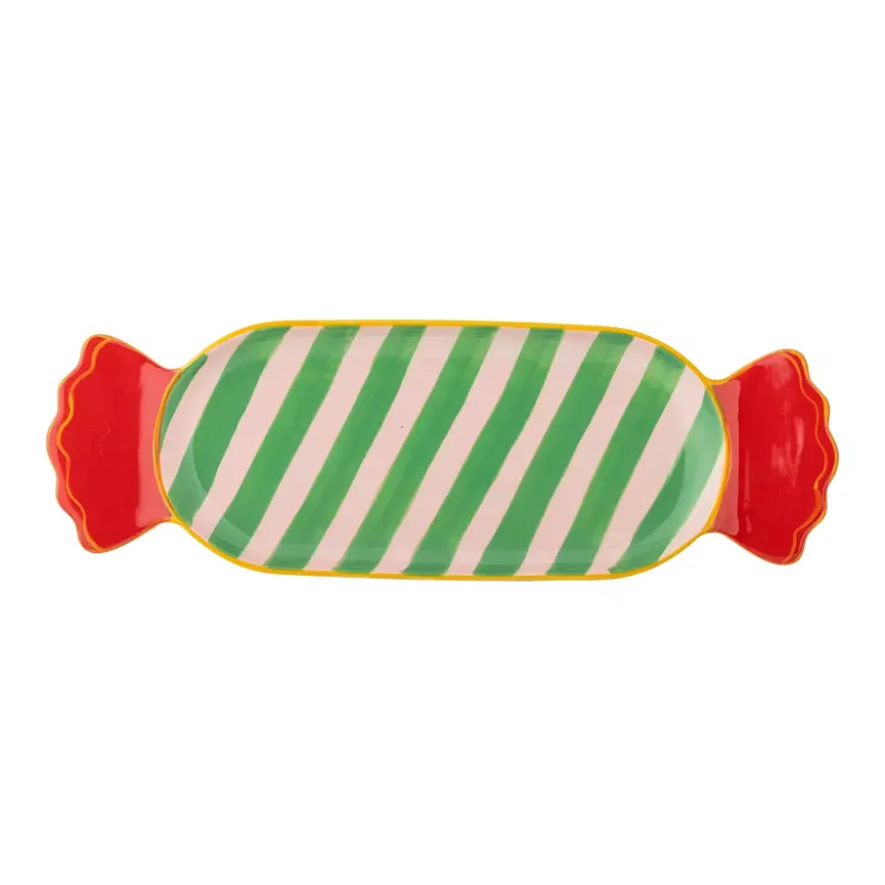 Caramella Serveringsfat, Grønn, Keramikk