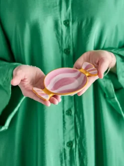 Caramella Serveringsfat, Rosa, Keramikk