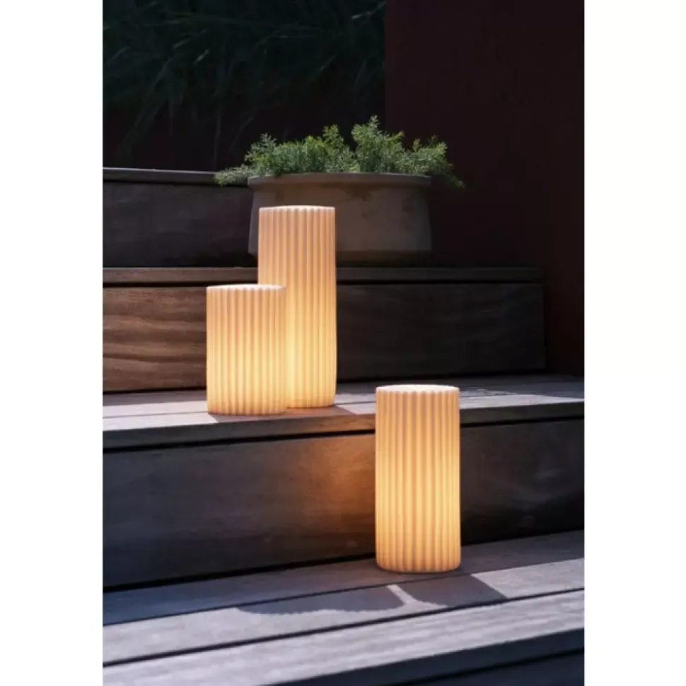 Cassia Lanterne Ip44 Battery/outdoor White D10,2 H20,2
