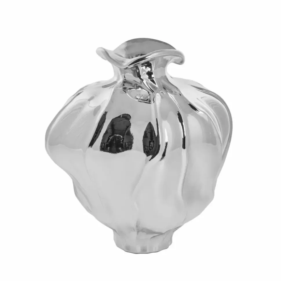 Celeste Vase Silver H25