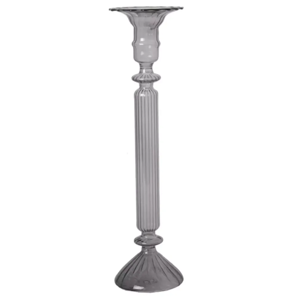 C'est Bon Lysestake Glass Gråsvart