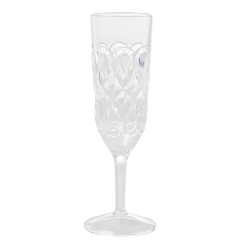 Champagneglass Akryl Klar