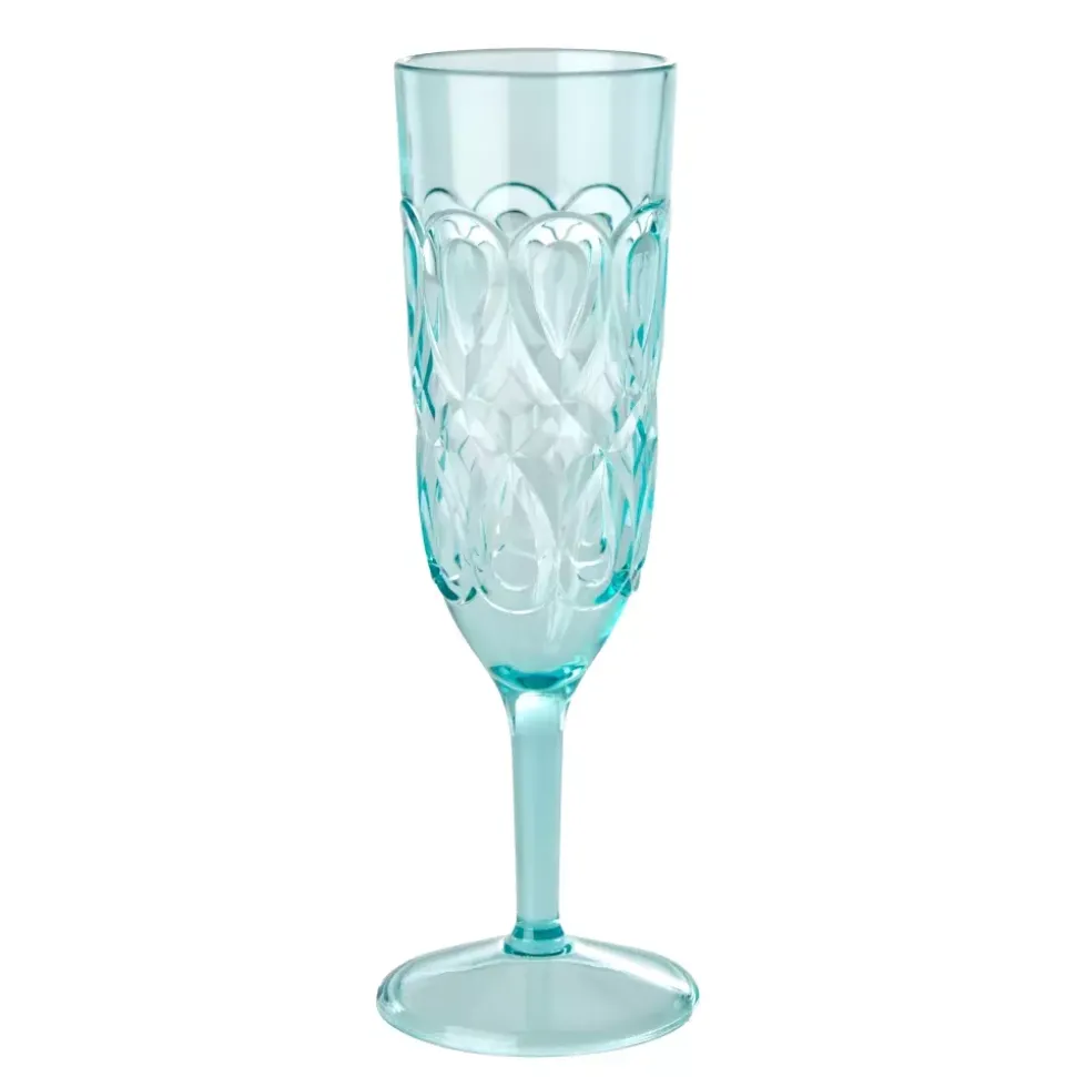 Champagneglass Akryl Mint