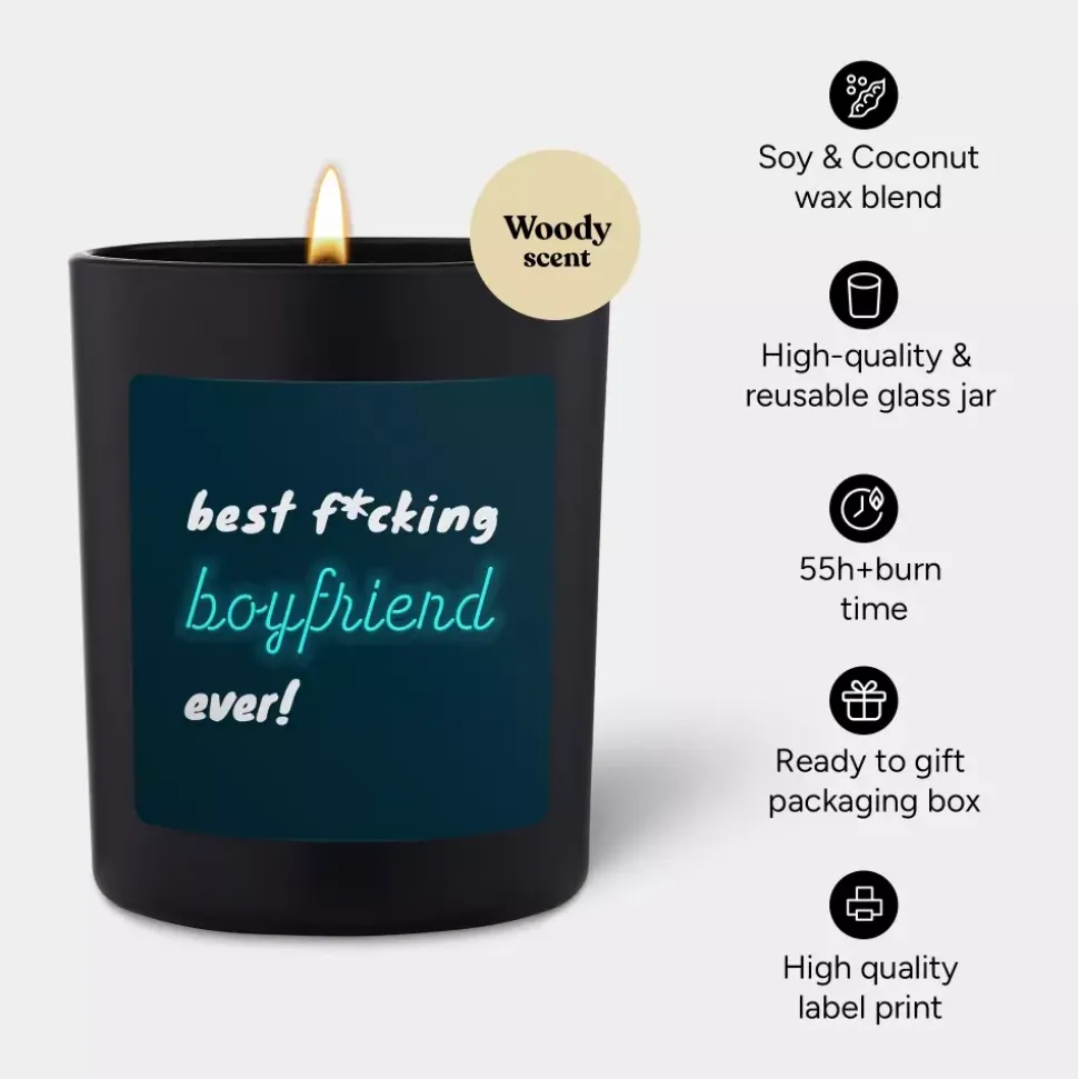 Chatty Candles Best F*cking Boyfriend Ever