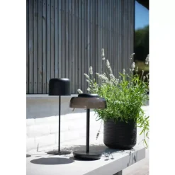 Cloud Utendørs Ip44 Lamp 3 Step Dimmer 1m Cord Black D18 H30,7