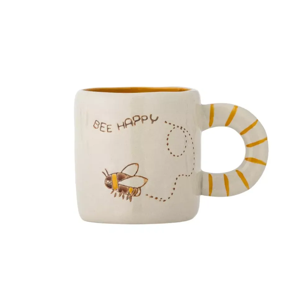 Cloudy Kopp Bee Happy Keramikk
