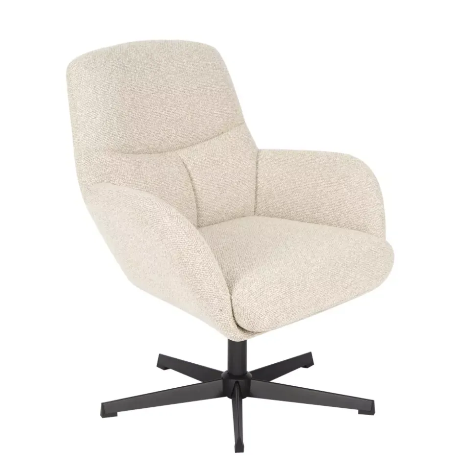 Cole Loungestol Med Tilt Og Sving, Beige