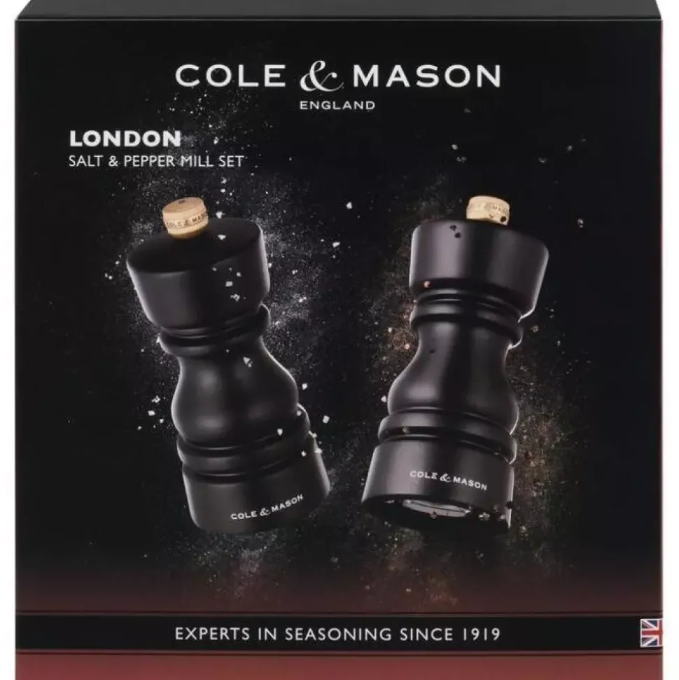 Cole & Mason - London - Salt- og pepperkvern s/2