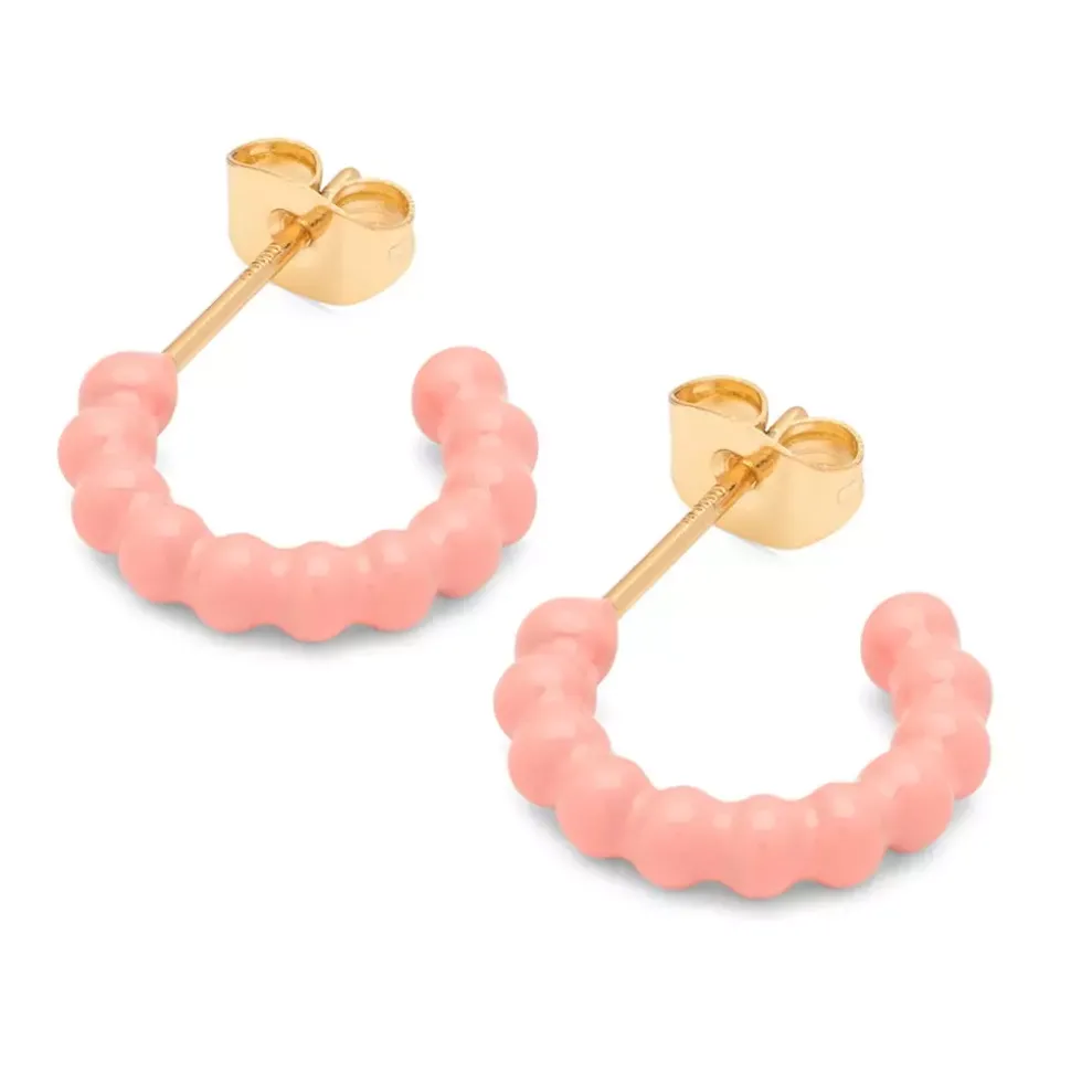 Color Ball Hoops Par (2stk) Burnt Coral