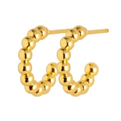 Color Ball Hoops Small Par (2 stk) Forgyldt