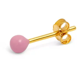 Color Ball Ørering 1 stk Light Pink