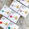 Color Ball Ørering 1 stk Passion Red