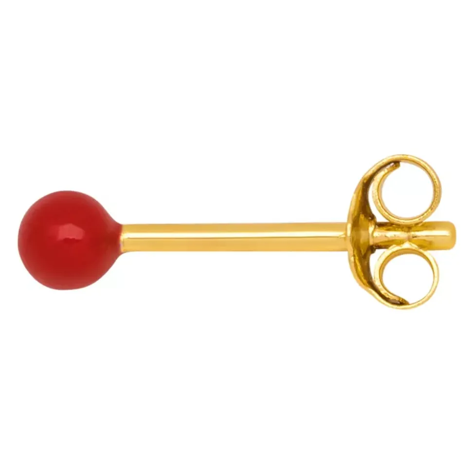 Color Ball Ørering 1 stk Passion Red