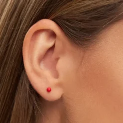 Color Ball Ørering 1 stk Passion Red