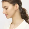 Color Hoops Half Dip Øreringer Cocoa Powder 2 Stk