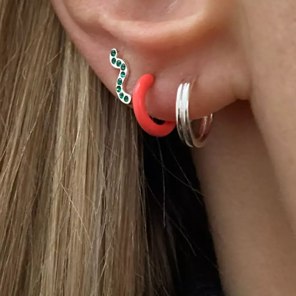 Color Hoop 1 stk Coral