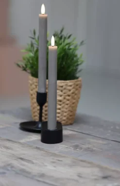 Cozy Kronelys Grå s/2