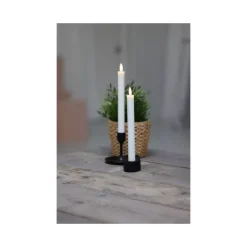 Cozy Kronelys Hvit s/2