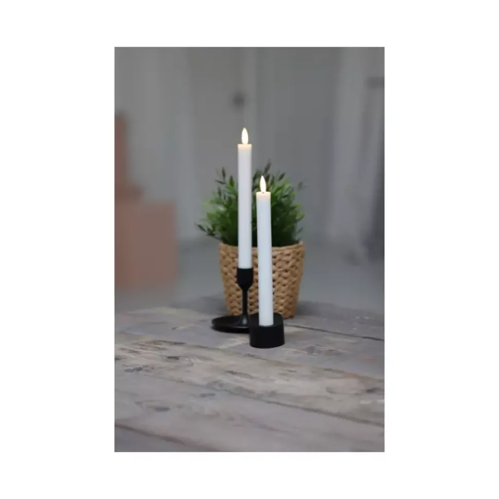 Cozy Kronelys Hvit s/2