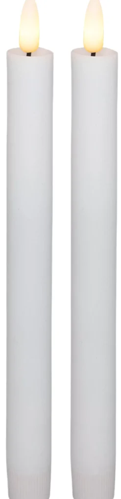 Cozy Kronelys Hvit s/2