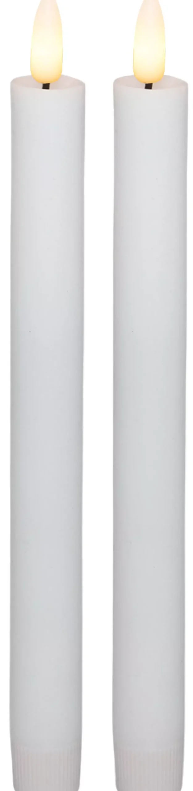 Cozy Kronelys Hvit s/2