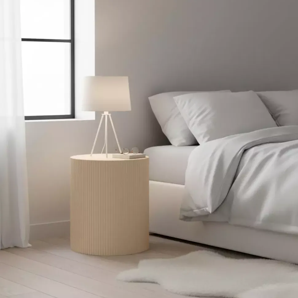 Cylinder Sidebord 39x45 Sand