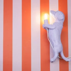 Dachshund Bordlampe H38 Lilla