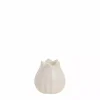 Dealie Lysestake Blomst H6 Offwhite