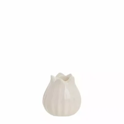 Dealie Lysestake Blomst H6 Offwhite