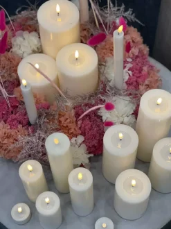 Deluxe Kronelys Hvit 28cm 2pk