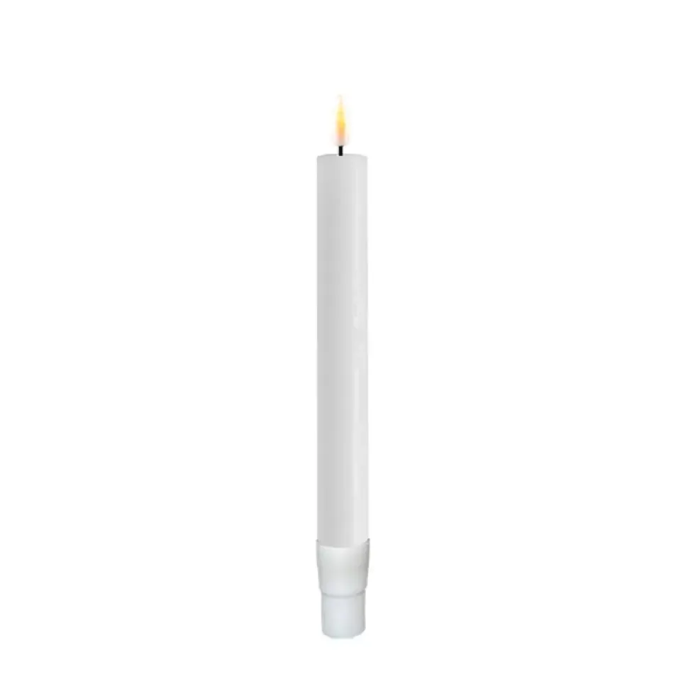 Deluxe Kronelys Hvit 14cm 2pk