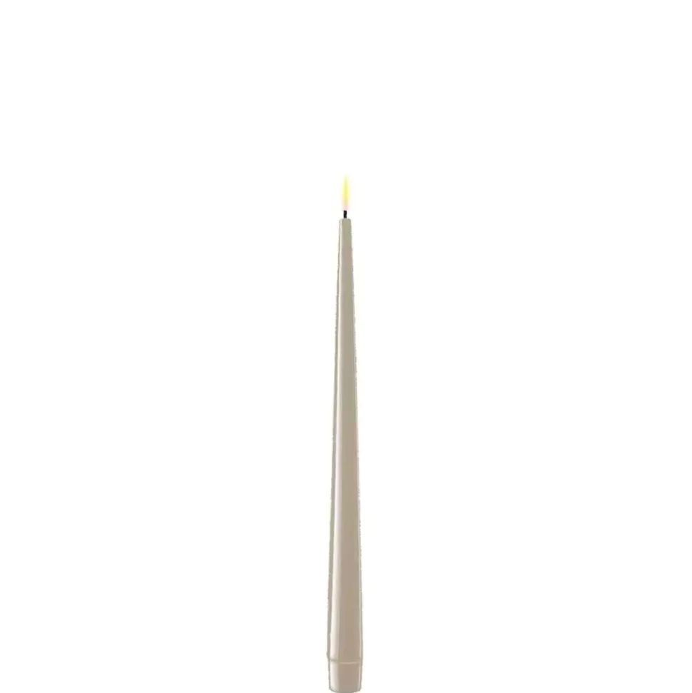 Deluxe Kronelys Sand 28cm 2pk