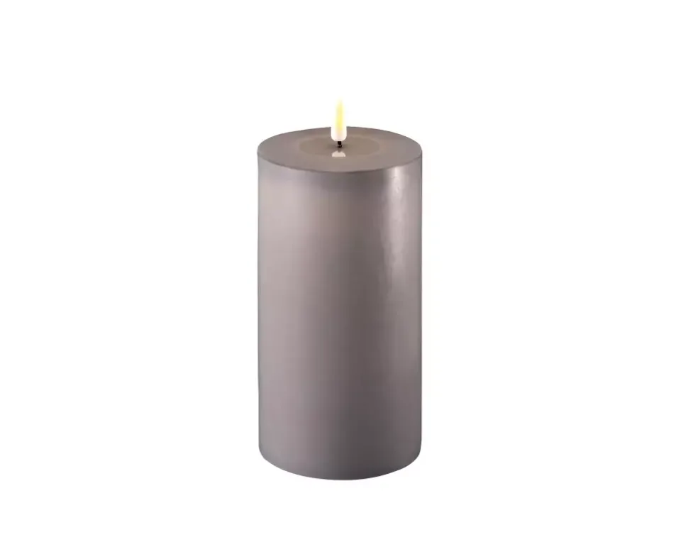 Deluxe Kubbelys Grå D10 H20