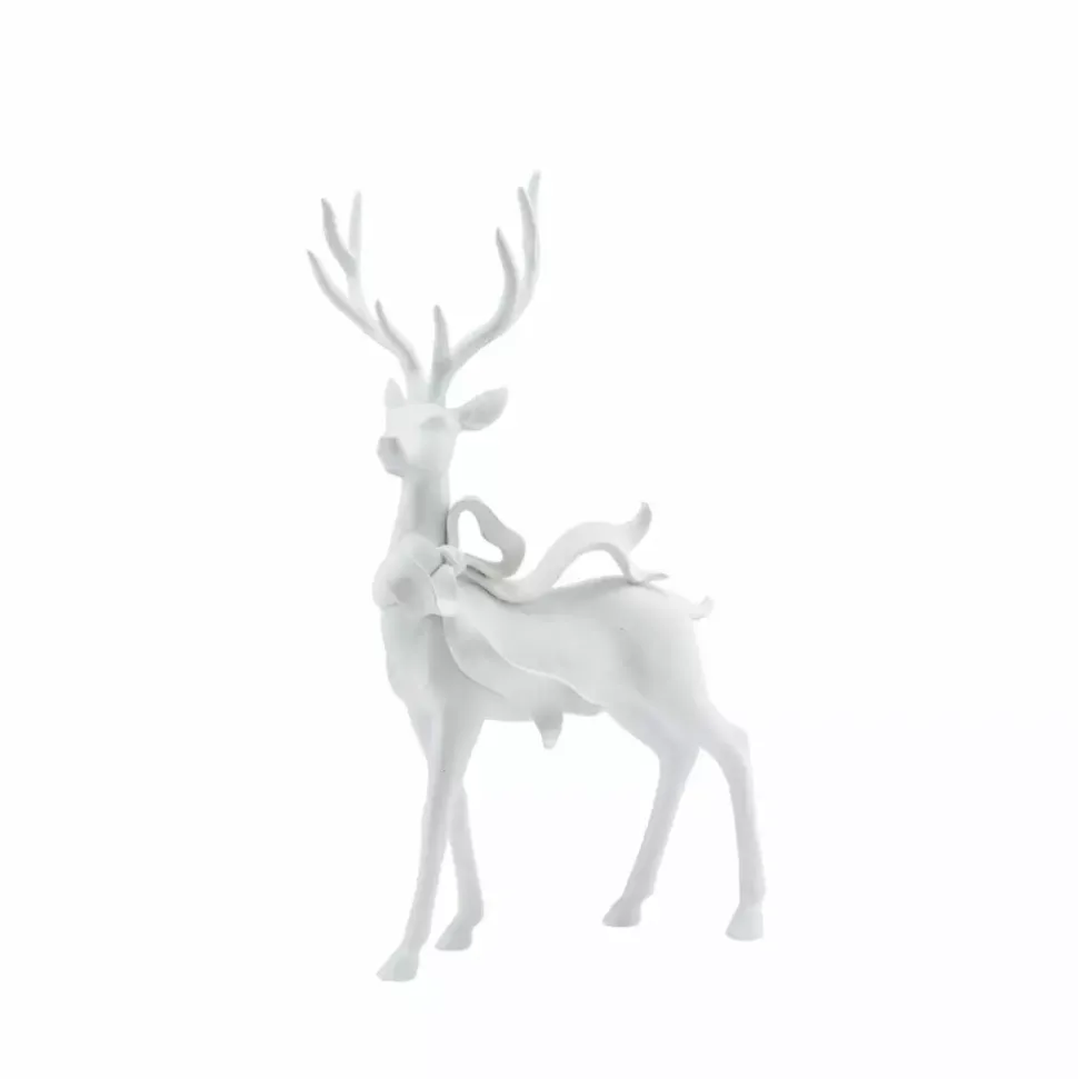 Deria deer 27,5X13,5X45 cm. White