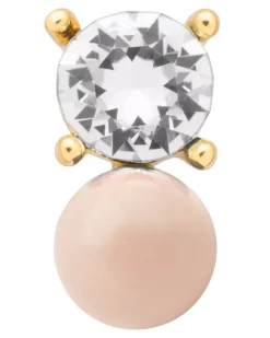 Diamond Eye Øredobb 1 Stk Dusty Peach