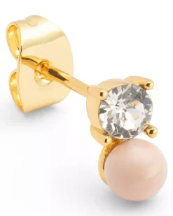 Diamond Eye Øredobb 1 Stk Dusty Peach